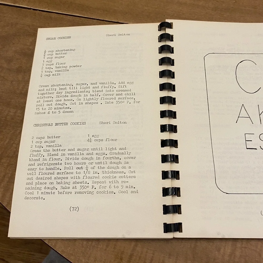 VTG Oklahoma OSSAA Creative Cookery Cookbook Northeastern State University NSU